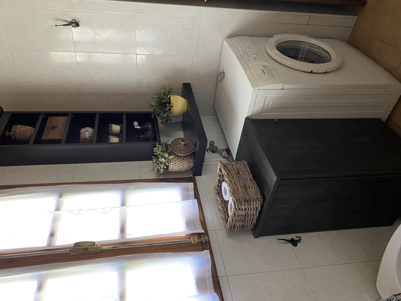 Baño de A Casa do Muiñeiro preparado para estancias cómodas